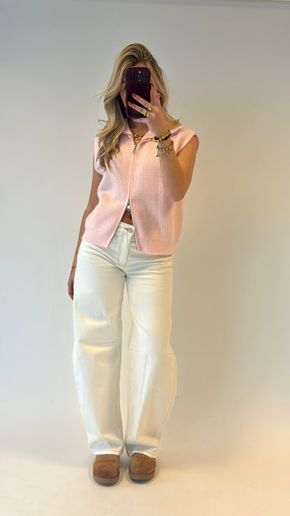 Juul gilet - babypink