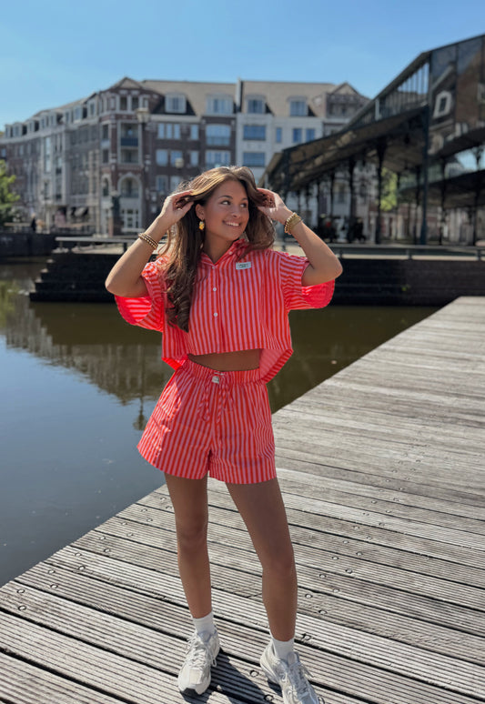Guusje short - pink/red
