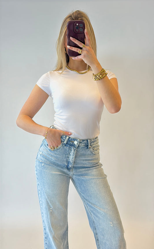 By Izi shortsleeved - wit