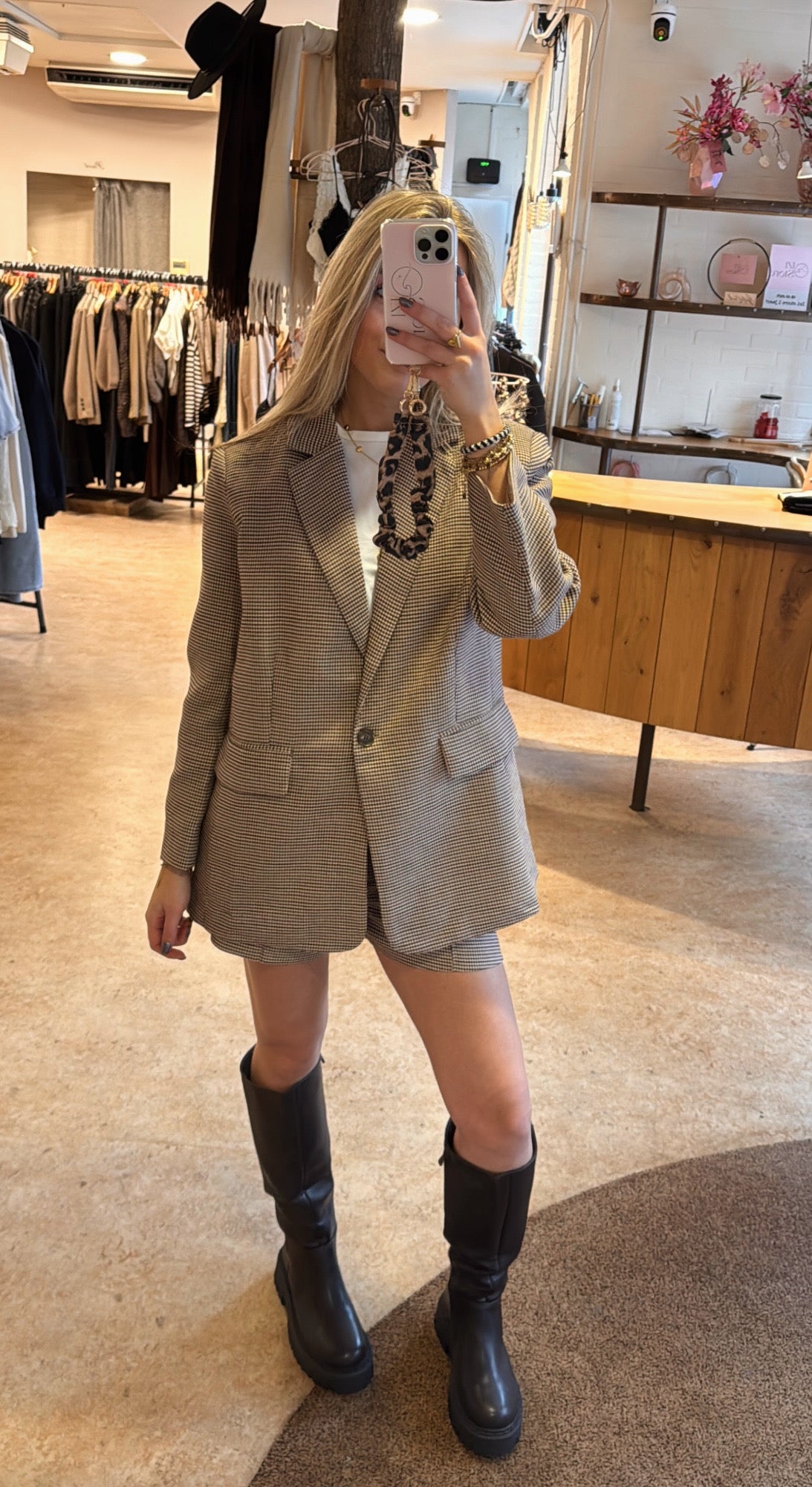 Statement blazer - bruin