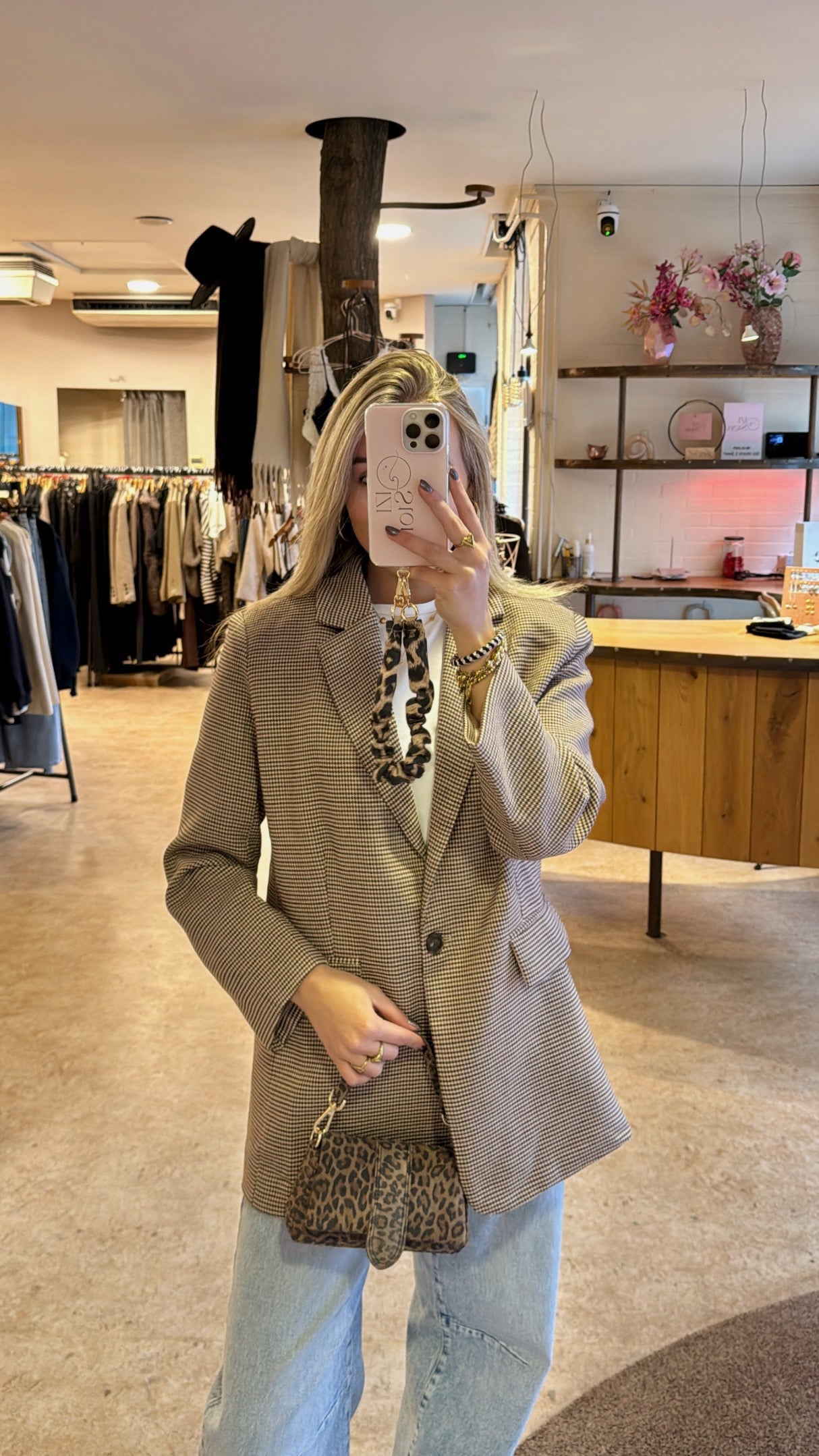 Statement blazer - bruin