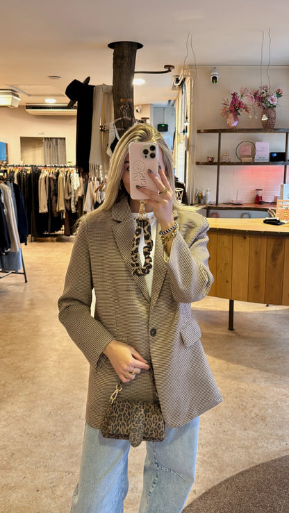 Statement blazer - bruin