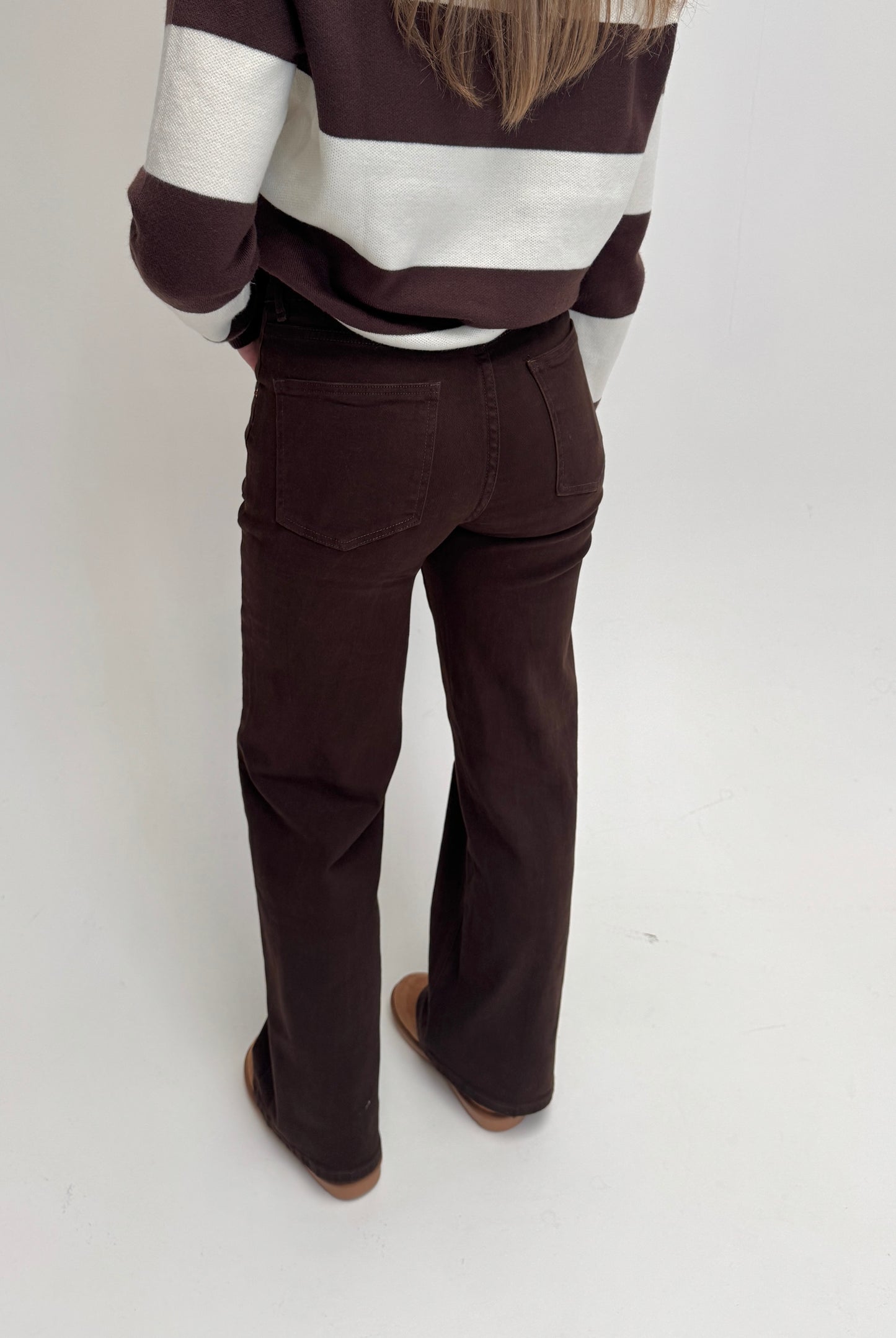Pip wideleg jeans - bruin