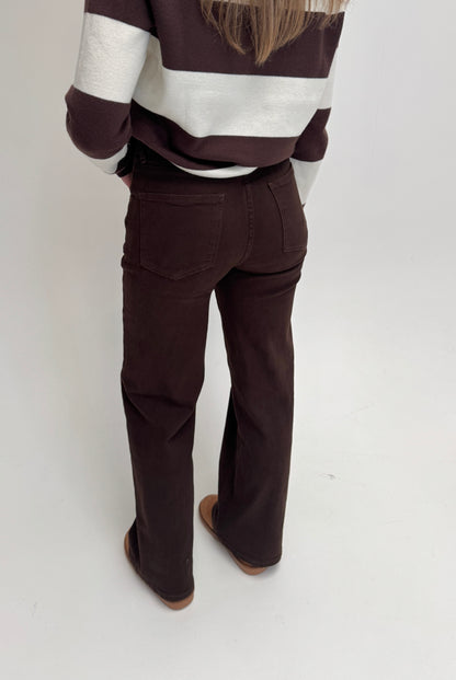 Pip wideleg jeans - bruin