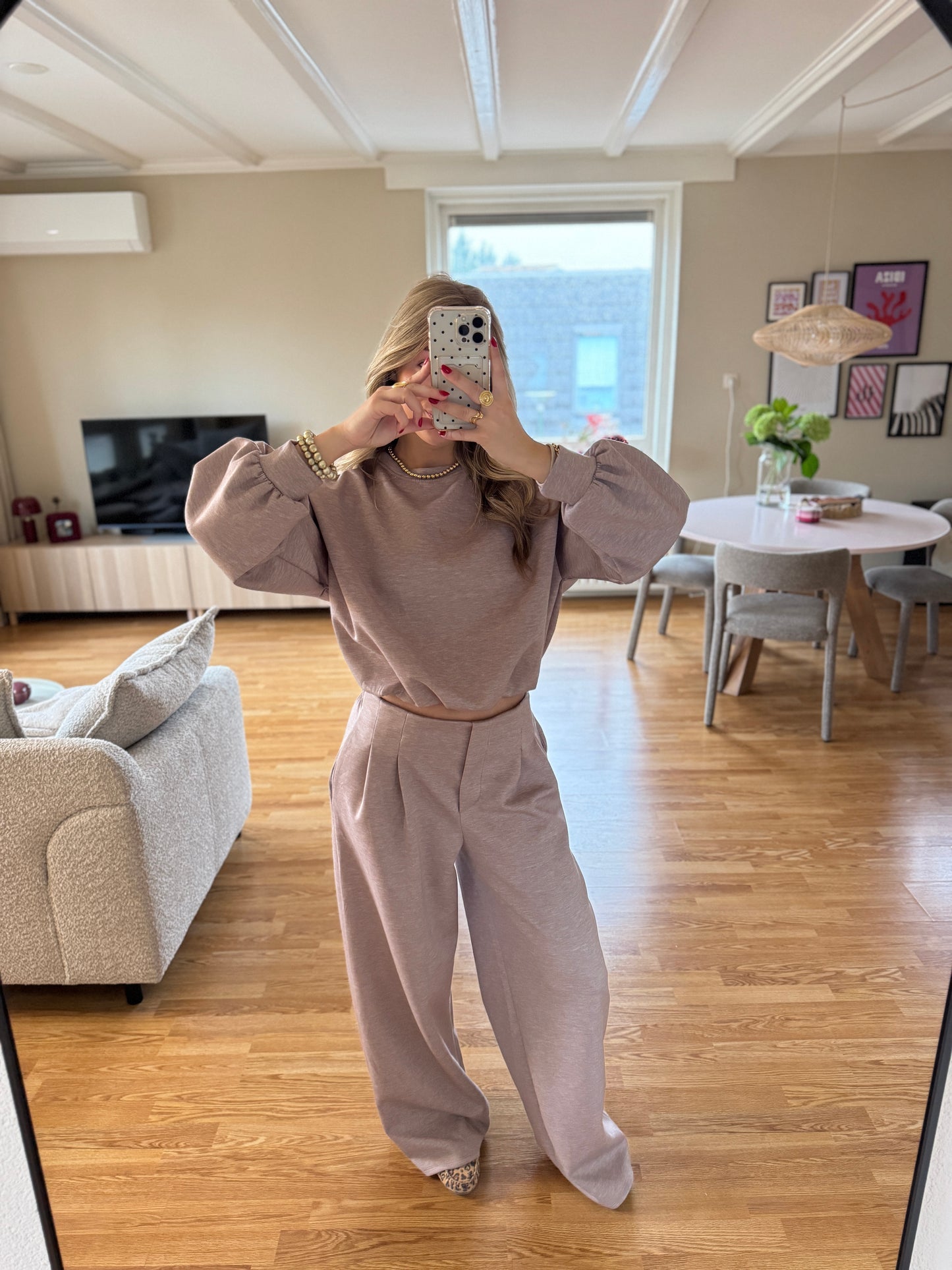 Cozy comfy set - taupe