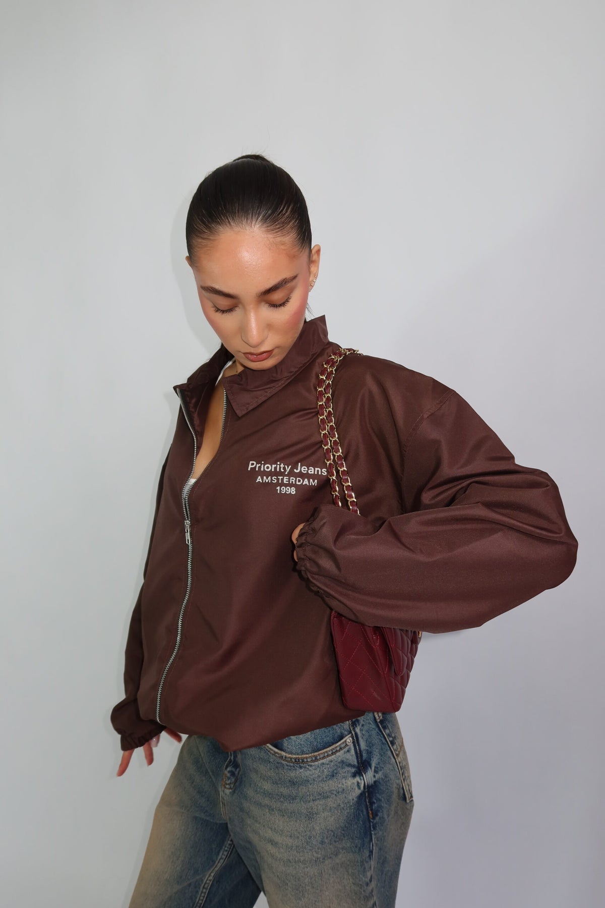 Priority windjacket - bruin