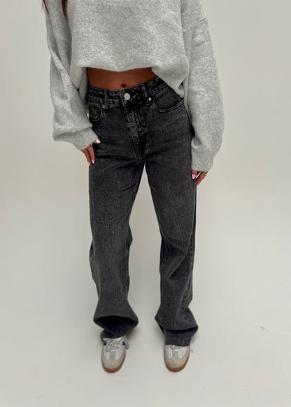 Wideleg jeans Queenhearts - darkgrey 3636-3