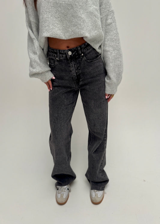 Wideleg jeans Queenhearts - darkgrey 3636-3