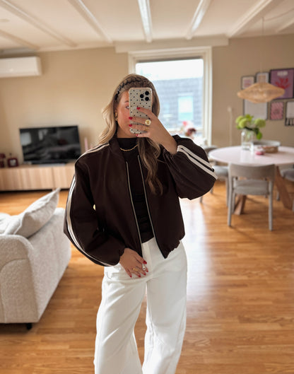 Amalia bomber jacket - bruin