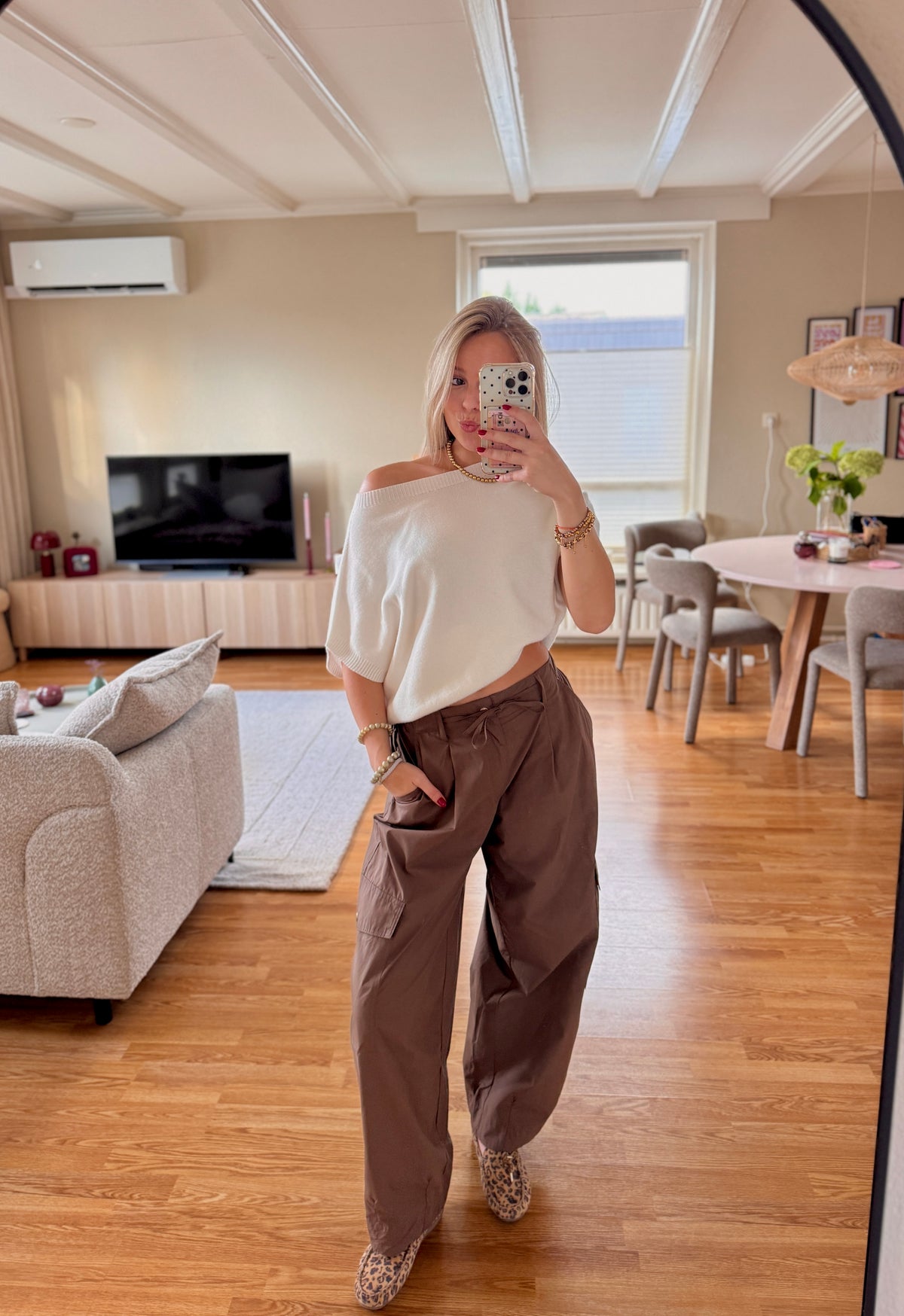 Noé cargo pants - bruin