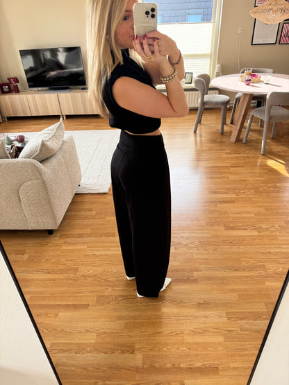 Cassie pantalon - zwart