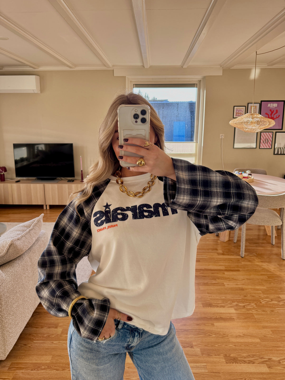 Marais longsleeve - blauw