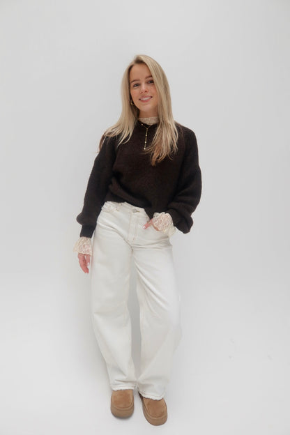 Ambika cozy knit - darkbrown