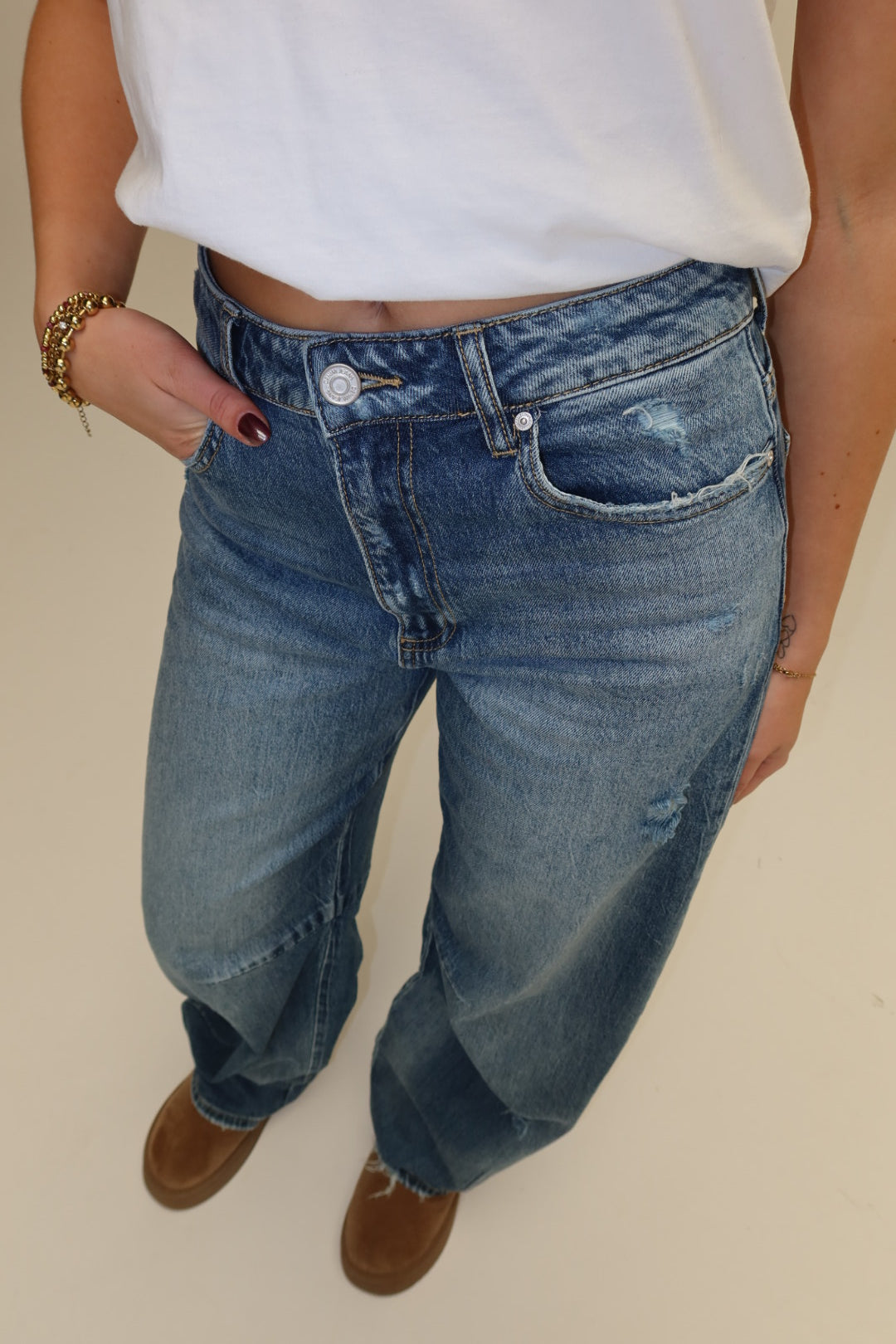 Effortless cool balloon jeans - Queenhearts