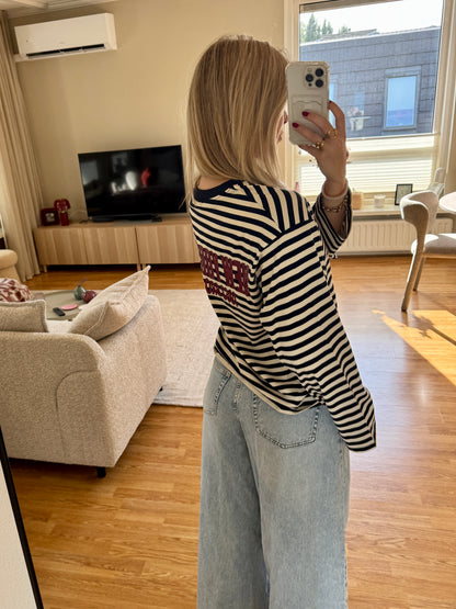 New York striped longsleeved top