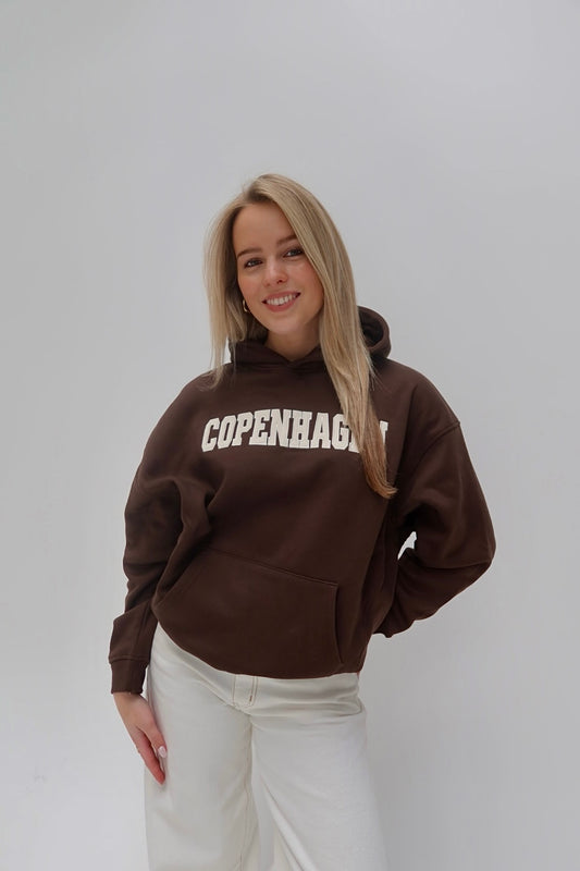 Copenhagen hoodie - bruin