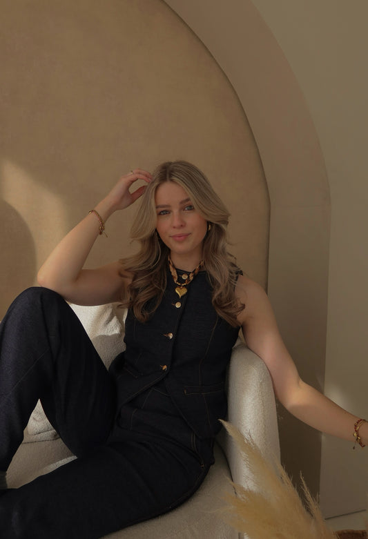 Gemma denim gilet