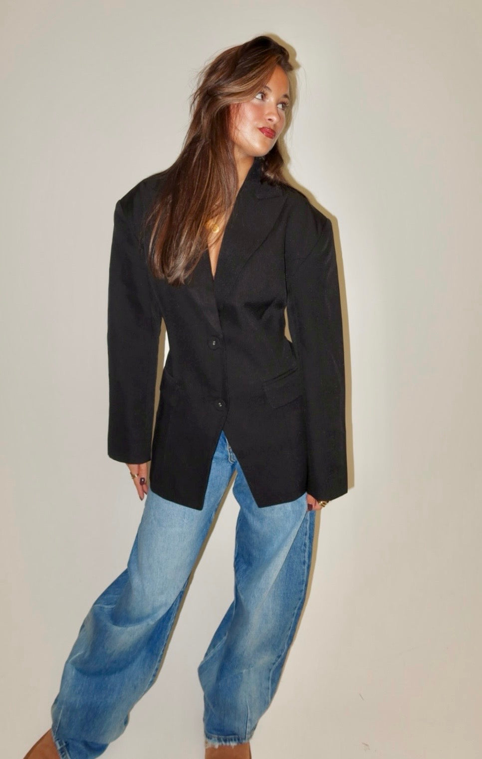 Tailored blazer - zwart