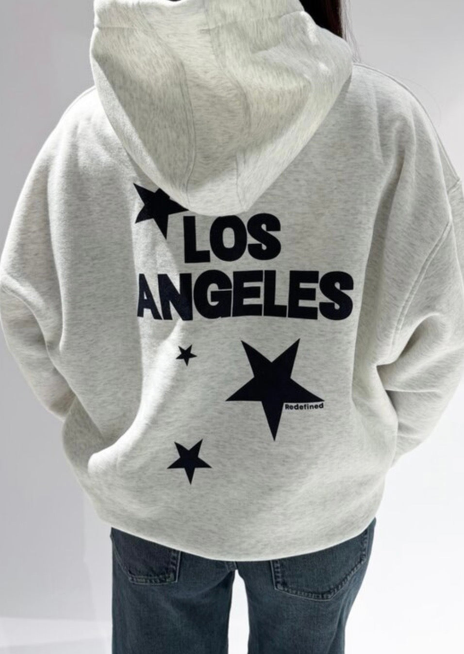 Los Angeles hoodie - grijs