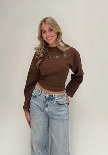 Redefined top longsleeved - bruin