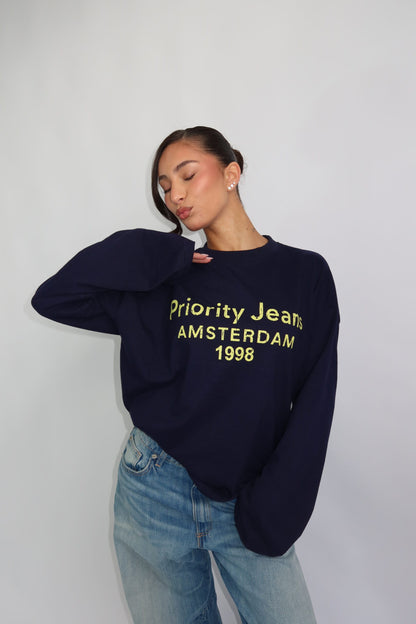 Priority longsleeved top - navy