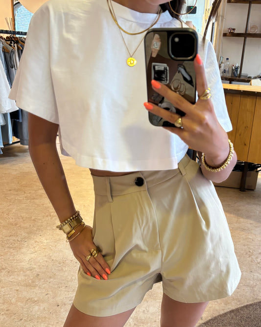 Claire short taupe