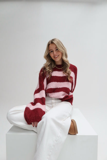 Serena cozy knit - roze
