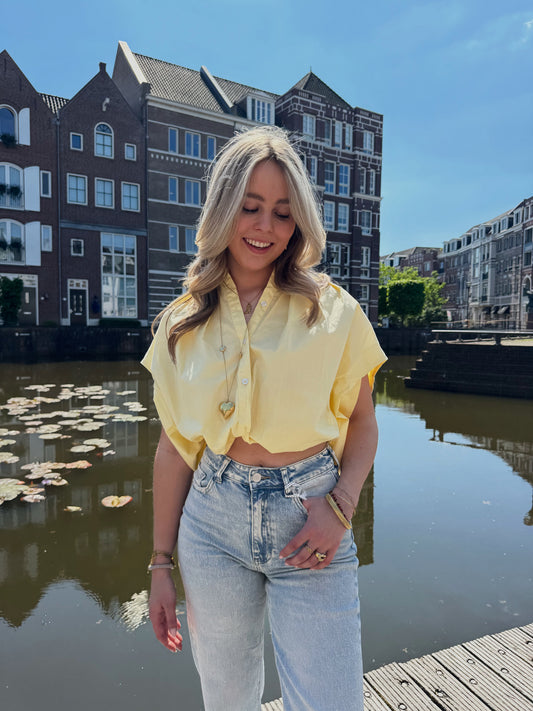 Iza blouse - butteryellow