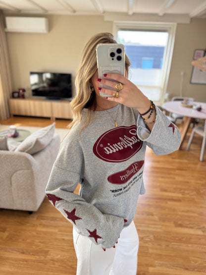 California longsleeved top - grijs