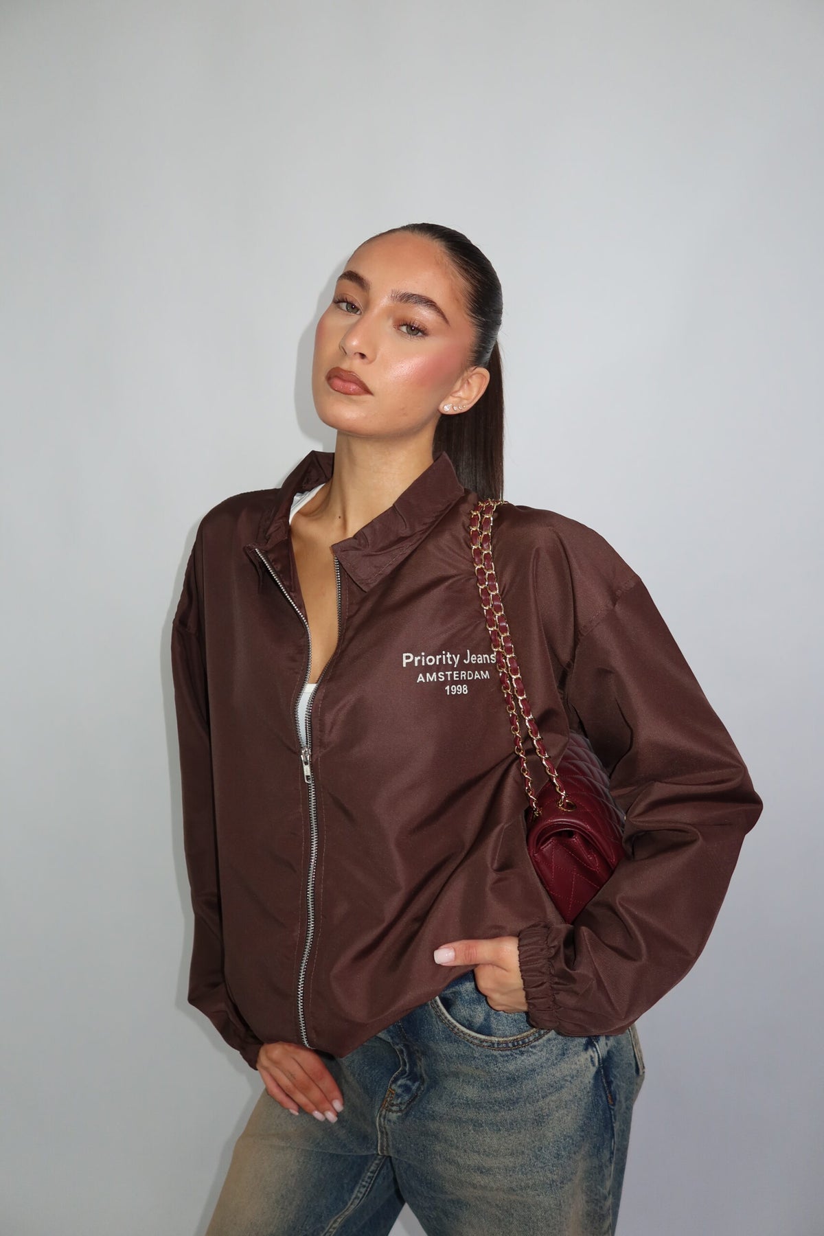Priority windjacket - bruin