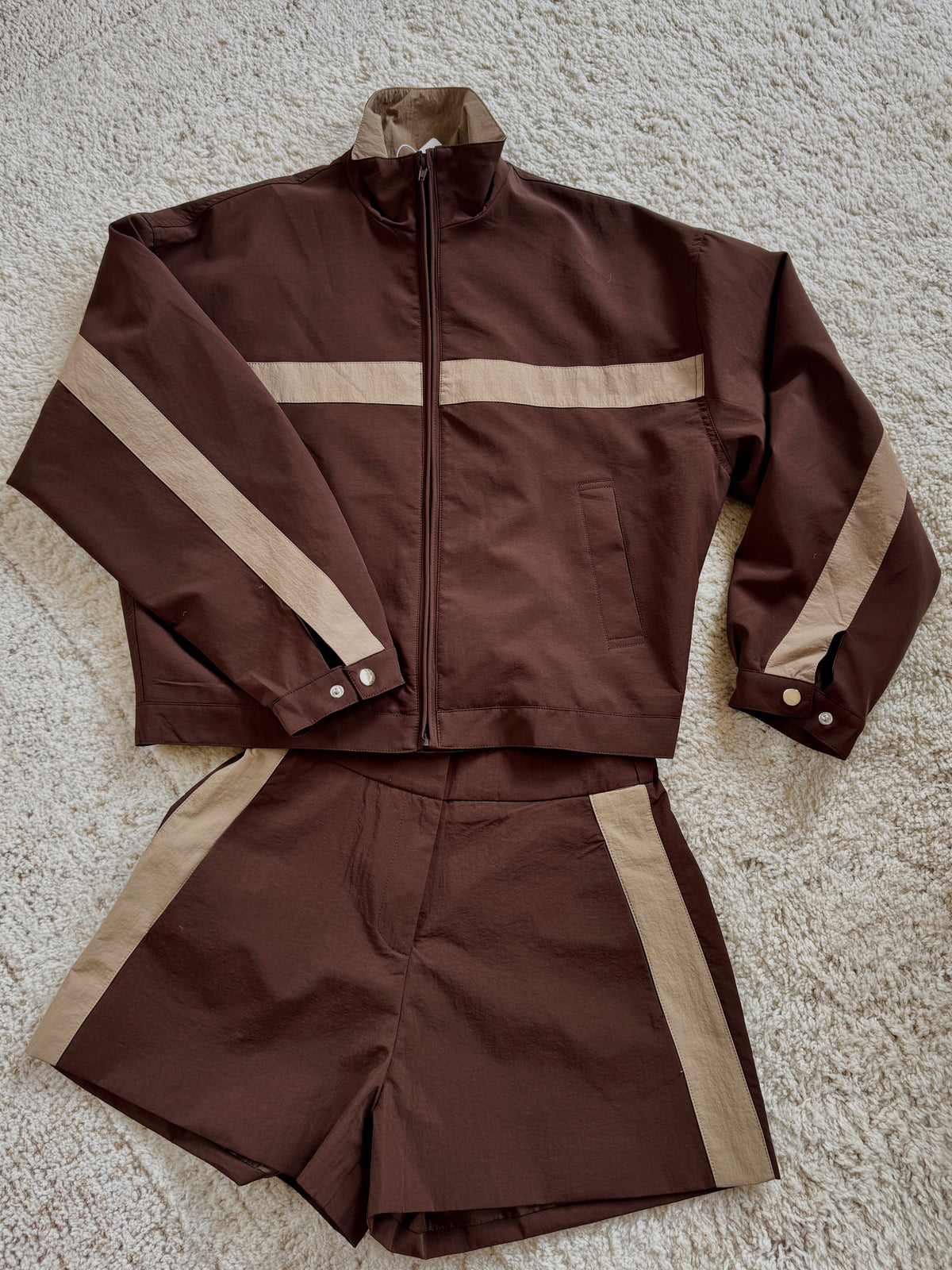 Lola track jacket - bruin