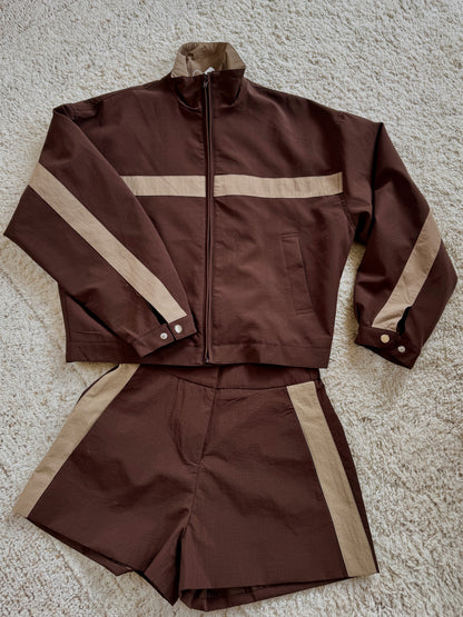 Lola track jacket - bruin