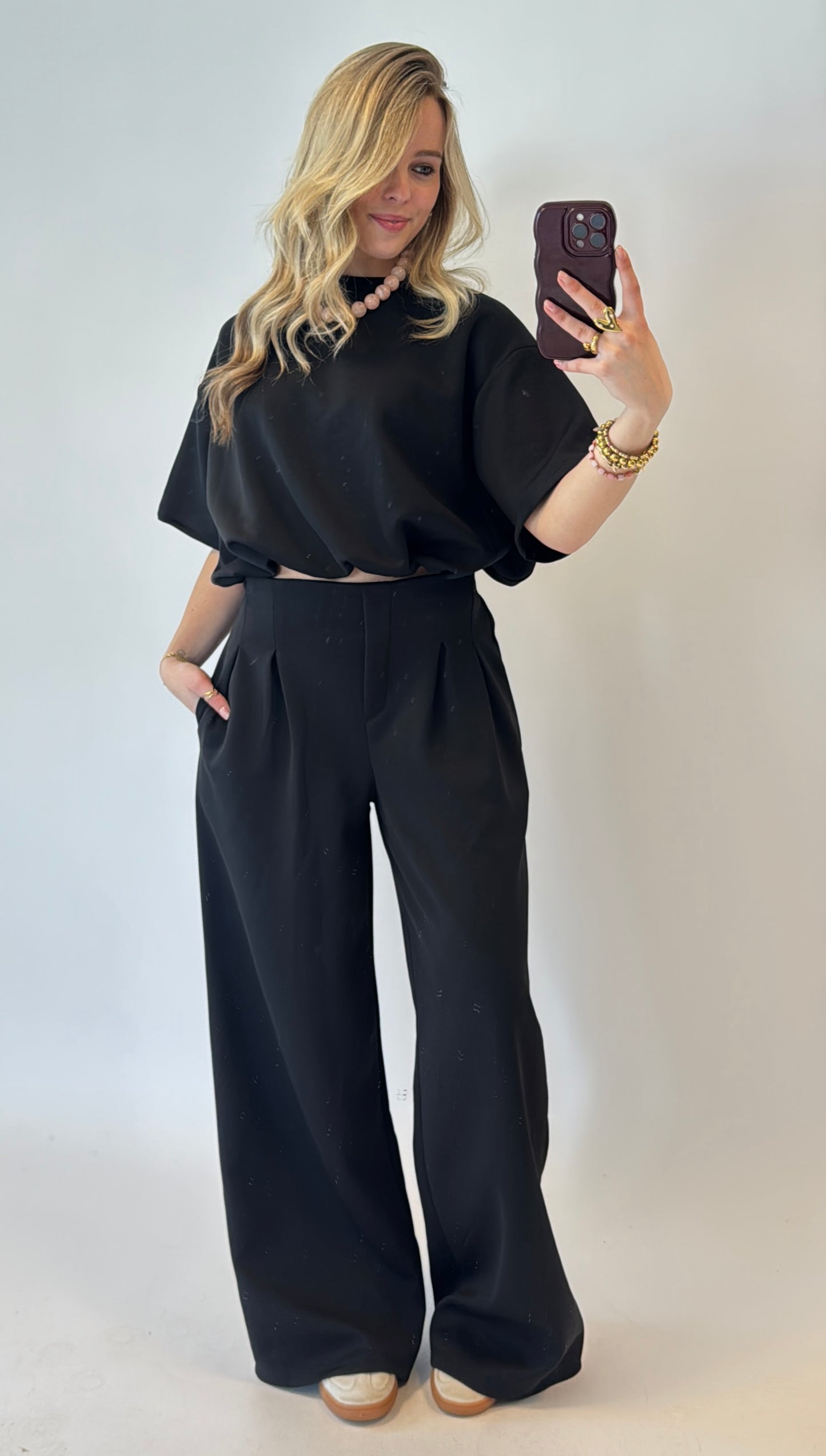 Millie comfy set - zwart