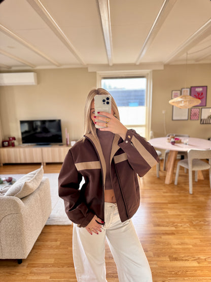 Lola track jacket - bruin