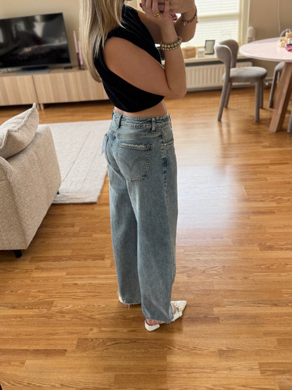 Queenhearts balloon jeans - 5094 blauw
