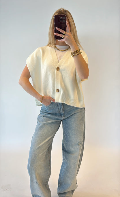 Retro spencer - offwhite