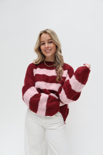 Serena cozy knit - roze