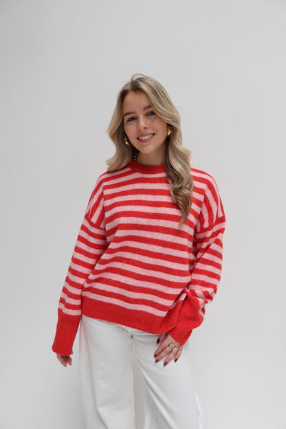 Cloudy striped sweater