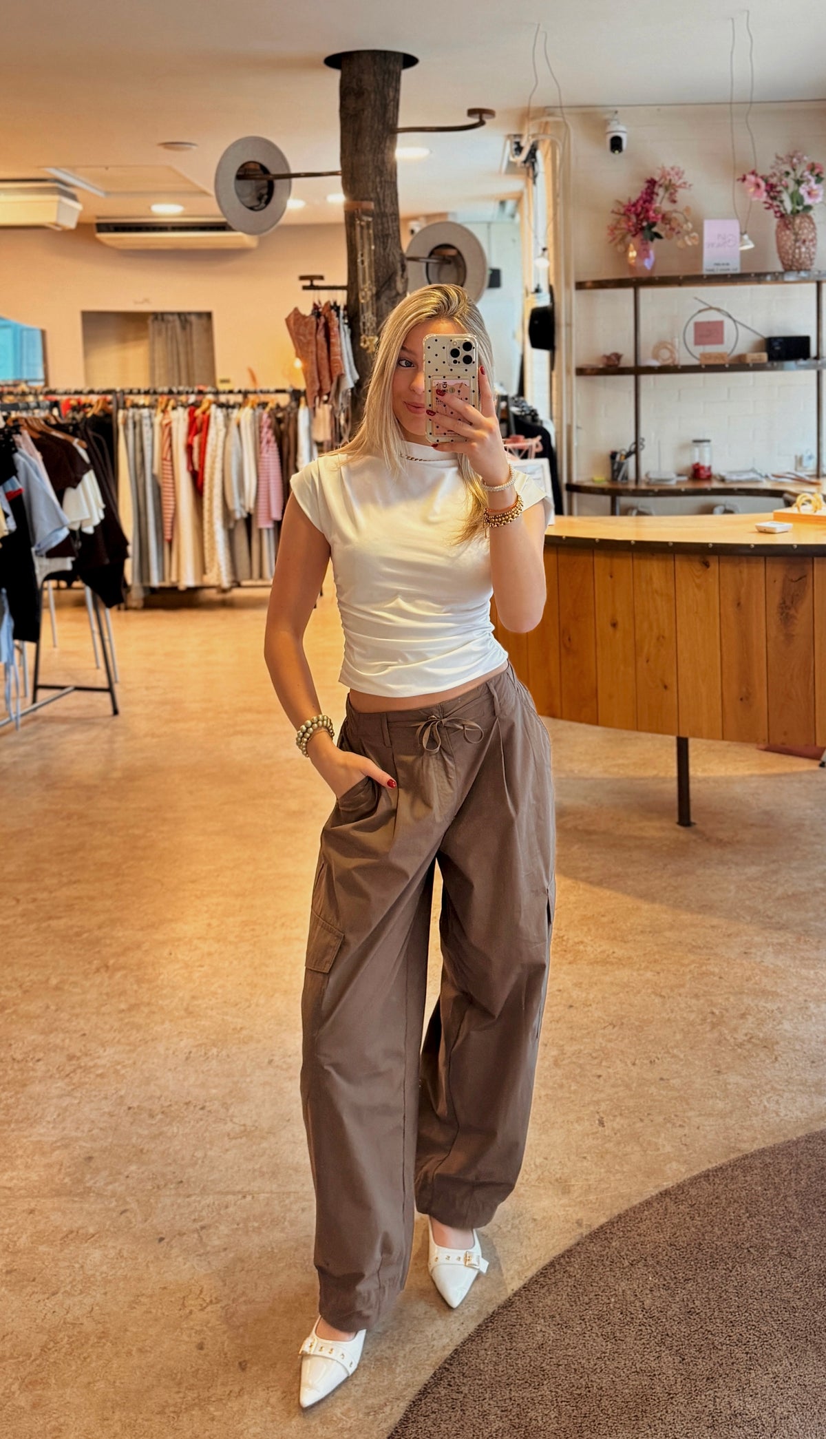 Noé cargo pants - bruin
