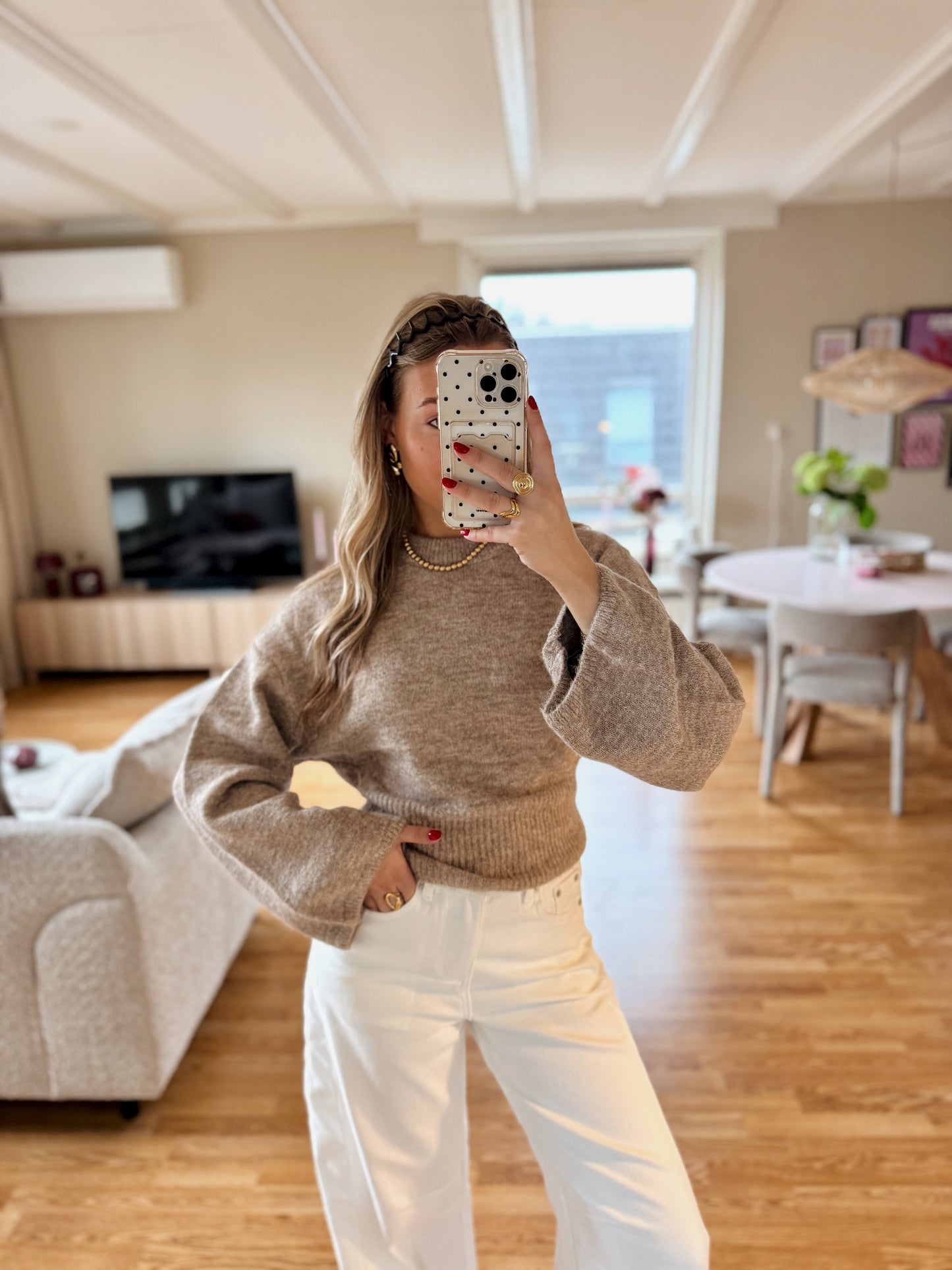 Hannah knit - taupe