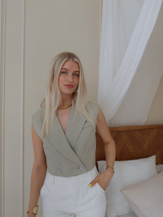 Olivia gilet - groen