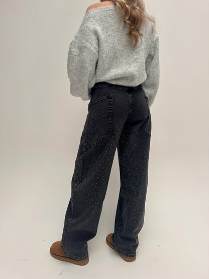 Queenheart balloon sparkle jeans