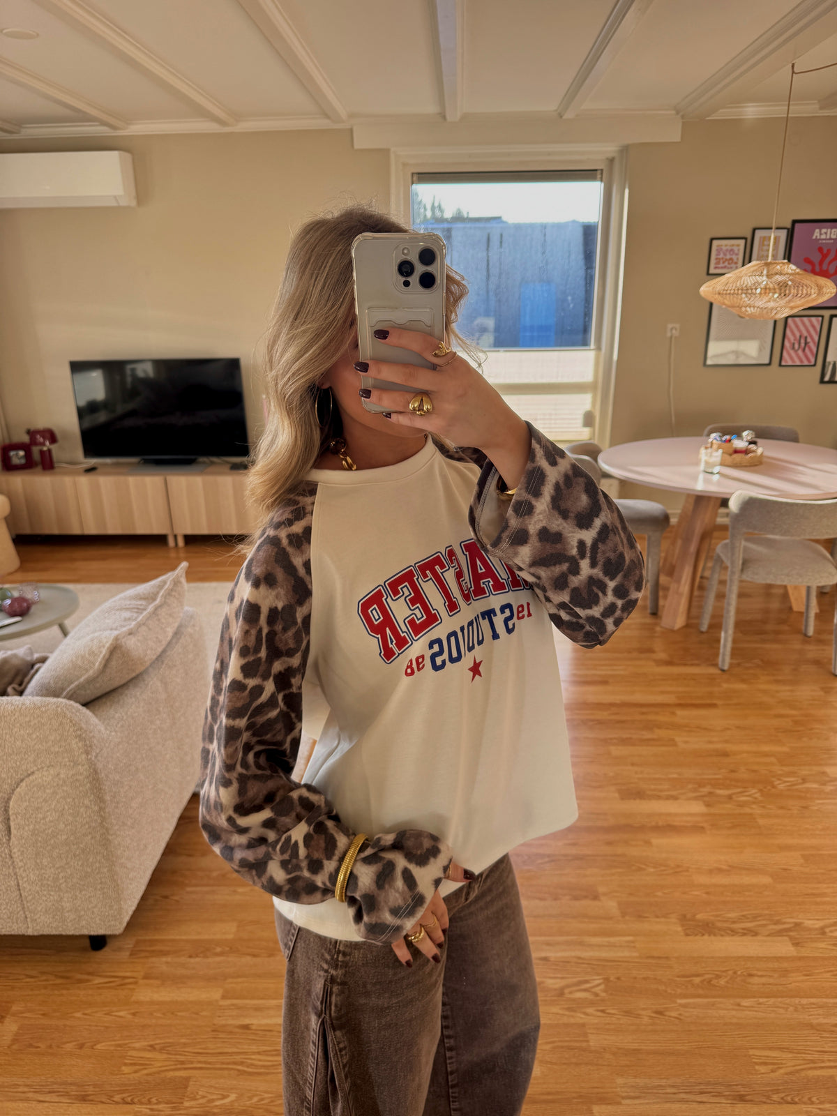 Masterstudio longsleeve - leopard
