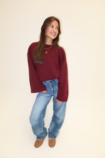 Pien sweater - burgundy