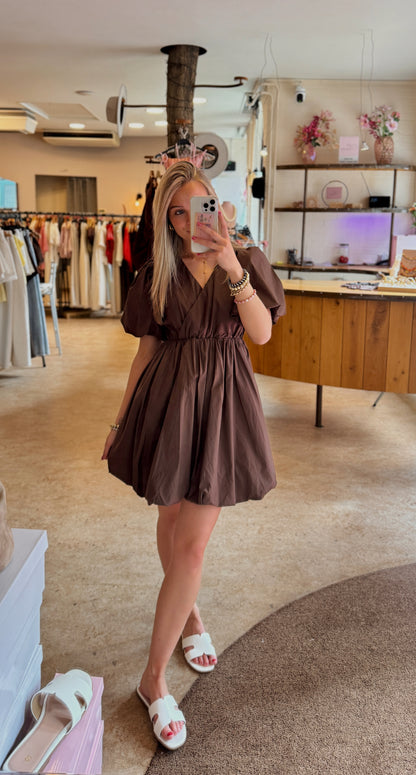 Sophia dress - bruin