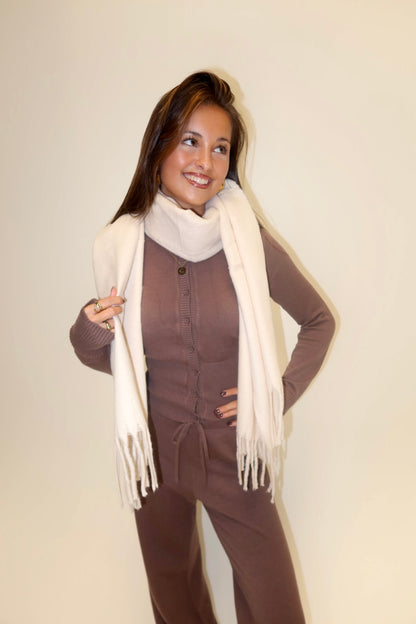 Get cozy scarf - offwhite
