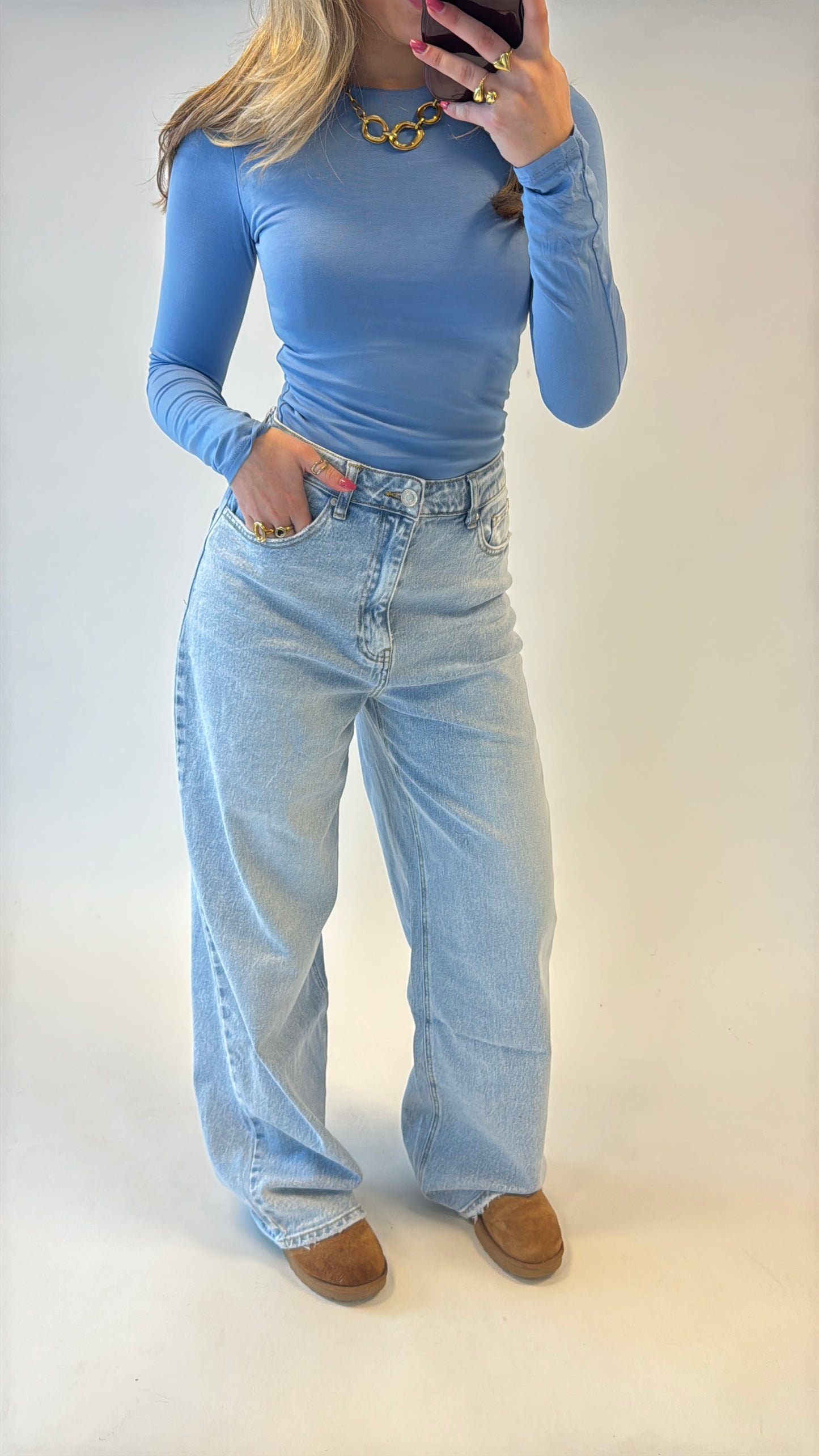 Baggy wideleg extra tall jeans - Queenhearts