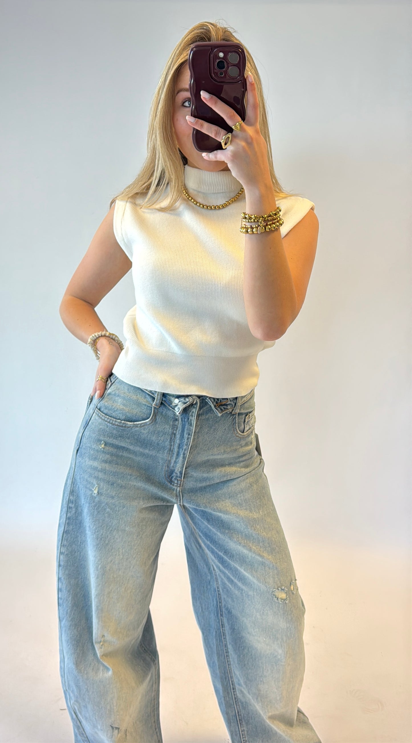 Lou top - wit