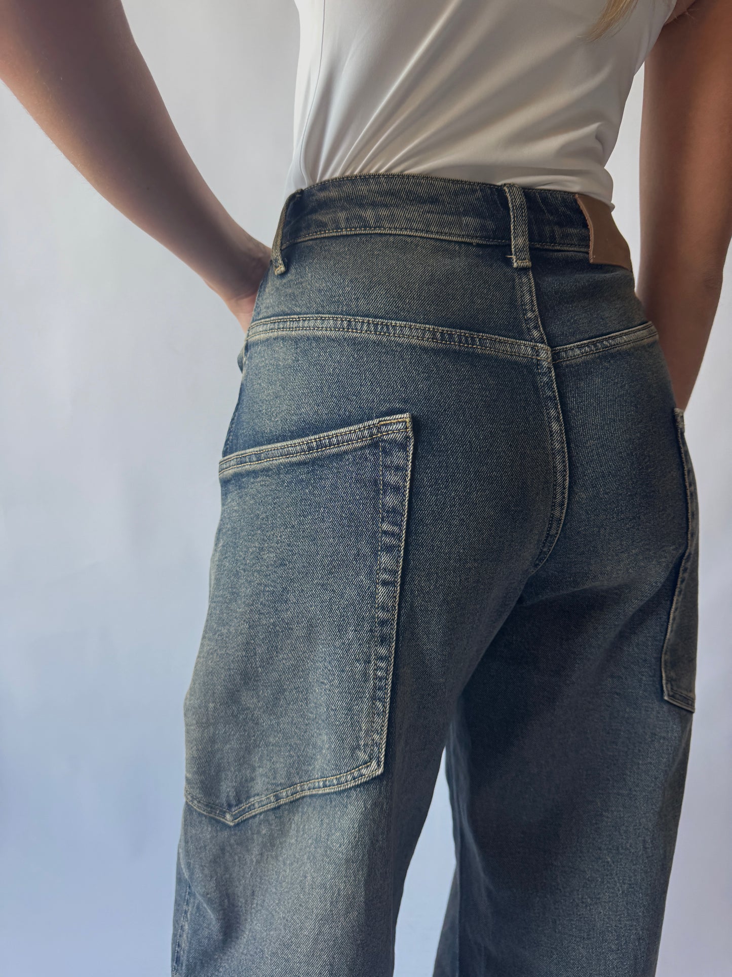 Cargo balloon jeans - queen hearts