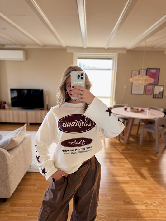 California longsleeved top - offwhite